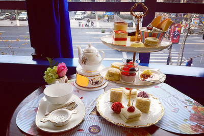 西湖銀泰 英倫風情的午后，三層塔中的慢食光